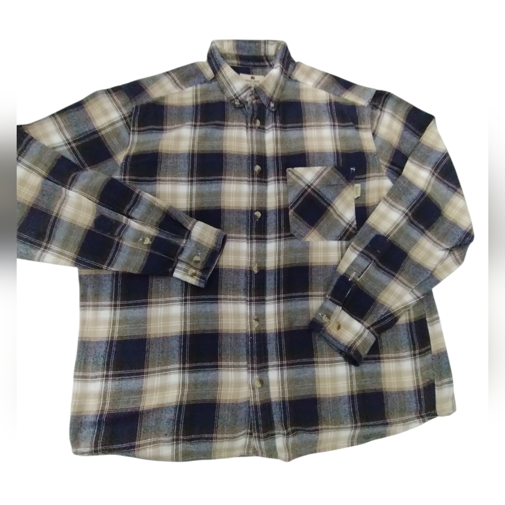 Woolrich Men's Plaid Flannel Lumberjack Grungecore Skater Streetwear Shirt XL